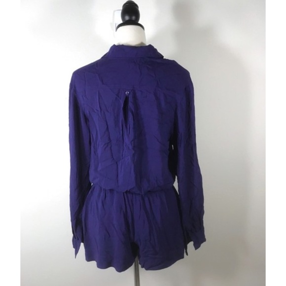 Bcbgeneration Roll Up Sleeve Romper/Jumpsuit - Picture 3 of 9